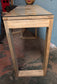 Glass Top Wooden Console Table with Impact Design
