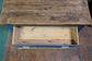 Hallway Storage Unit with Coat Rack and Single Drawer, Blue