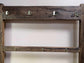 Hallway Storage Unit with Coat Rack and Single Drawer, Blue