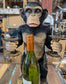 Resin Chimpanzee Wine Glass / Bottle Holder