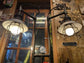 Industrial Style Metal Twin Bulb Lamp