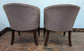 Pair of Beige Polyester Tub Chairs - Reupholstered