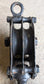 Vintage Cast Iron 17" Pulley Block and Hook / Double Sheave / Industrial