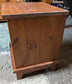 Small Wooden Bedside Table / Cabinet with Metal Handle