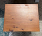 Small Wooden Bedside Table / Cabinet with Metal Handle