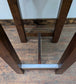 Large Solid Wood Square Poseur Table with Thick Top and Legs
