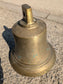 Large Brass Royal Navy Ship's Bell from WW2, with Royal Cypher