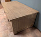 Light Wood TV Table with Two Drawers and Console Shelf