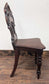 Small Antique Carved Mahogany Hall Chair - Victorian