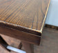 Large Solid Wood Square Poseur Table with Thick Top and Legs