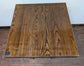 Large Solid Wood Square Poseur Table with Thick Top and Legs