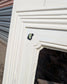 White Cast Iron Fireplace Surround / Mantlepiece