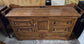 Solid Wood Bar Sideboard with 1 Cabinet and 6 Drawers