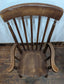 Pair of Solid Wooden Windsor Armchairs Farmhouse Kitchen Dining Chairs
