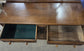 Vintage Style Engraved Wooden Storage Unit with Double Cabinet and Drawers