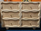 New Scandi style wavy chest of drawers
