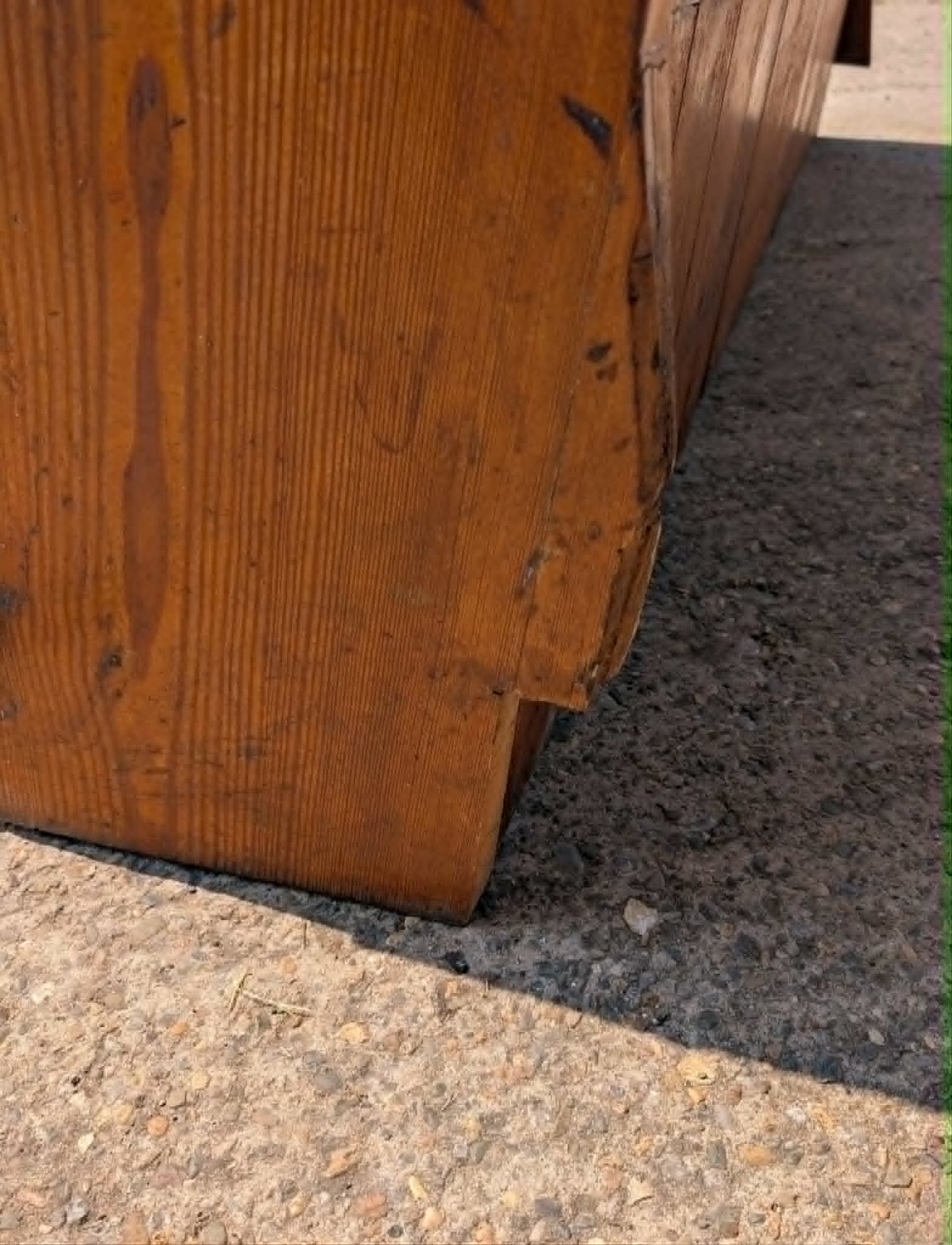 Long Wooden Church Bench / Pew (Slightly Modified)