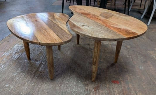 Wooden nest of tables