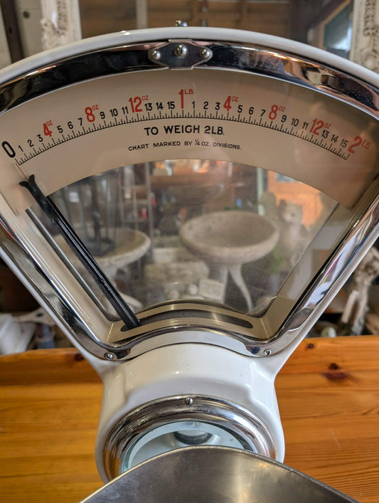 Set of Vintage Avery Weighing Scales / Grocery Scales