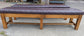 Large upholstered pub benches