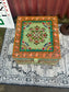 Colourful Hand Painted Wooden Storage Chest Coffee Table Floral Boho Style