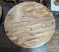 Vintage style round dining table