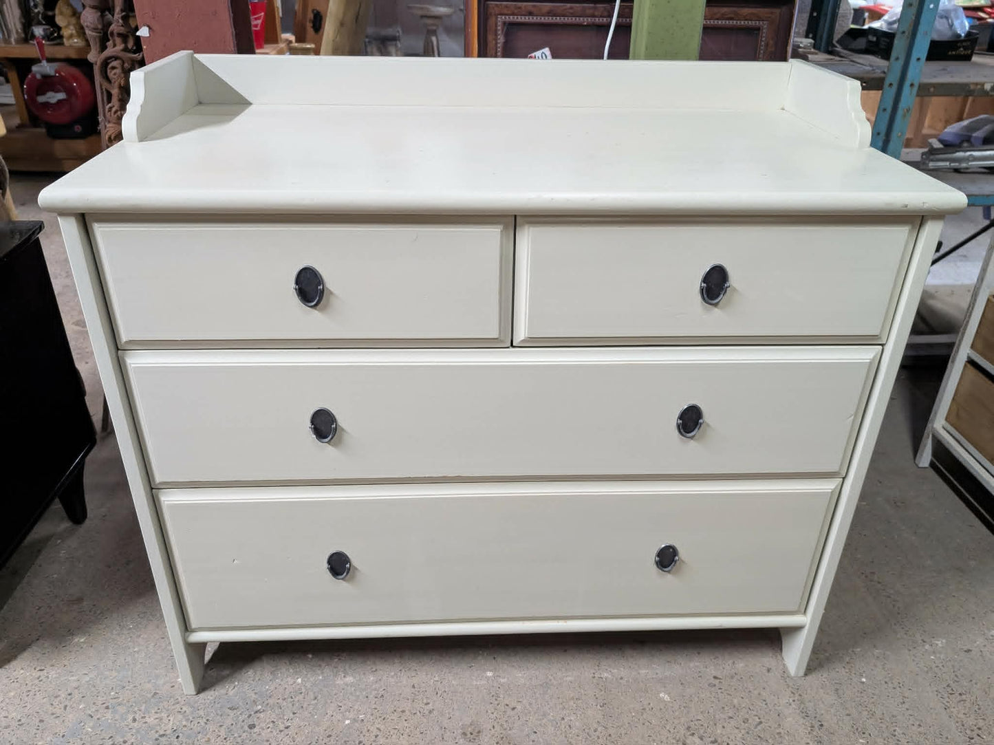 White Chest of Drawers / Dresser / Wood / Bedroom