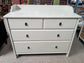 White Chest of Drawers / Dresser / Wood / Bedroom