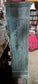 Blue Shabby Chic Tall Cabinet / Barred Doors