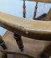 Pair of Solid Wooden Windsor Armchairs Farmhouse Kitchen Dining Chairs