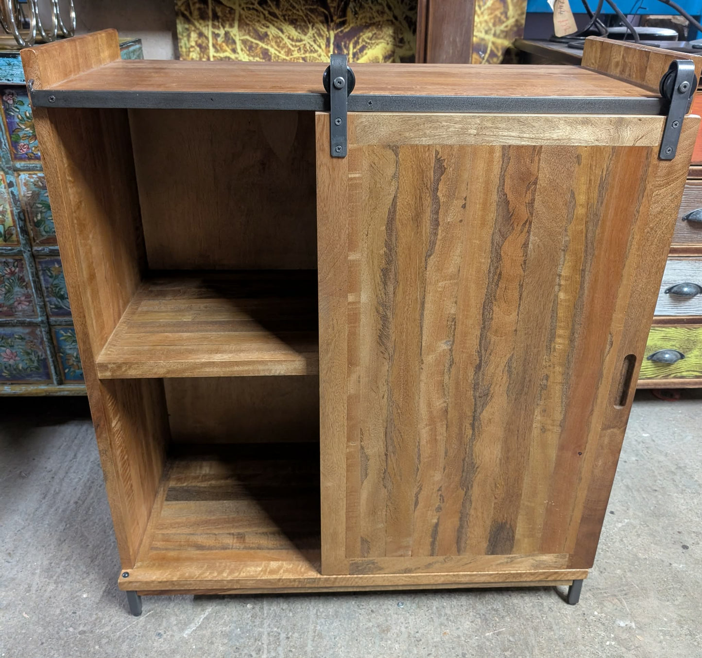 Wine Storage Unit / Sliding Rail Door / Home Bar / Man Cave