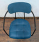 Set of 10 mixed colour faux-leather & fabric chairs for cafe / pub / restaurant