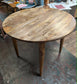 Vintage style round dining table