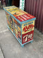 Share Hand Painted Sideboard Storage Trunk Chest Retro Bar Coffee Drinks Decorative