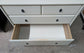 White Chest of Drawers / Dresser / Wood / Bedroom