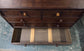 Vintage Repro Oak Writing Bureau with Fold Down Writing Surface