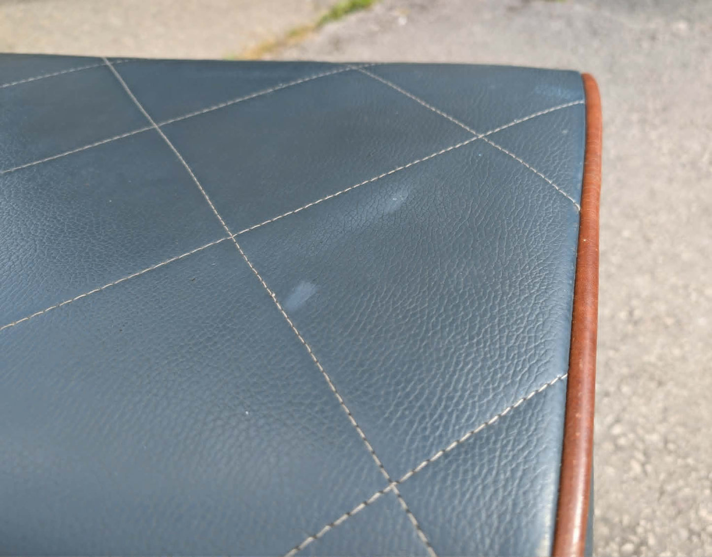 Small upholstered pub benches