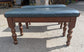 Small upholstered pub benches