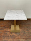 NEW square table base in champagne gold