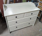 White Chest of Drawers / Dresser / Wood / Bedroom