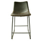 Pair of Cooper Grey Vegan Counter Stools