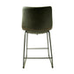 Pair of Cooper Grey Vegan Counter Stools