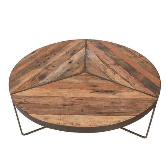 Kleo Large Reclaimed Boat Wood Coffee Table