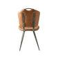 Healey Tan Vegan Leather Dining Chairs