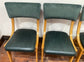 4 stylish green dining chairs for pub / cafe / restaurant