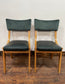 4 stylish green dining chairs for pub / cafe / restaurant