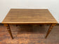 Compact dining table set with 4 chairs - retro style / light wood
