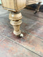 Victorian Style Carved Walnut Armchair/Side Chair/Sage Green Button Back Chairs