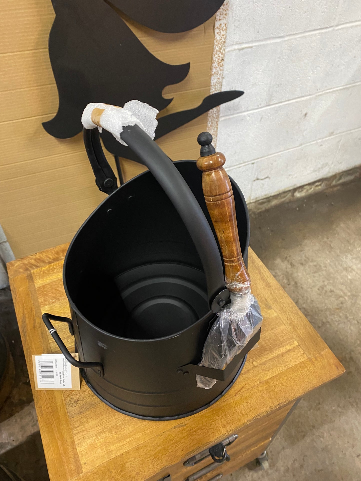 Coal Bucket/Scuttle and Shovel