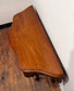 Vintage carved wooden hall table with flower detail